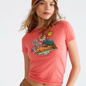 Aeropostale Frog Mushroom Tee Shirt